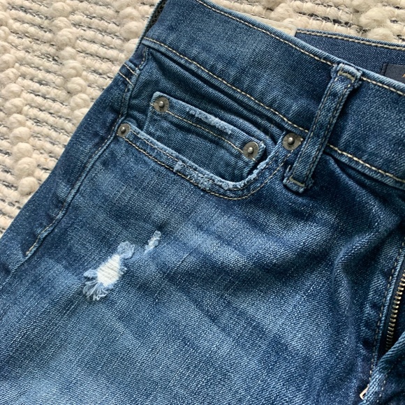Abercrombie and Fitch distressed jeans stretch super skinny 29w 30l - Picture 8 of 11